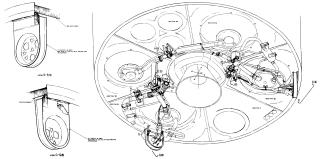 Apollo Spacecraft Service Module(SM) SPS engine plumbing