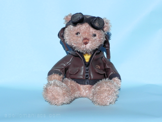 airline pilot teddy bear