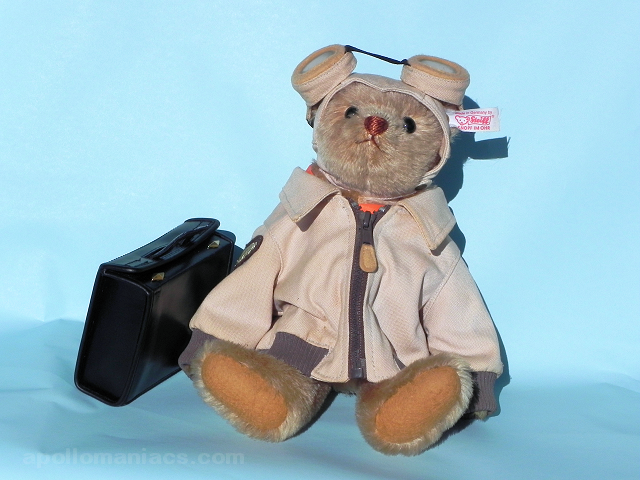 Flynn Teddy Bear in Suitcase, beige - Planewear